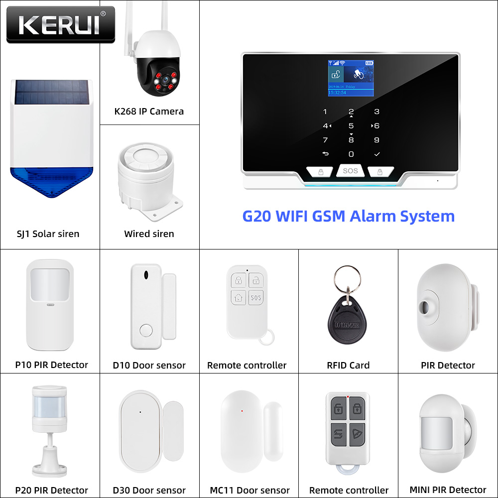 Home Automation Diy Kit - KERUI 433 МГц DIY Комплект сигнализации