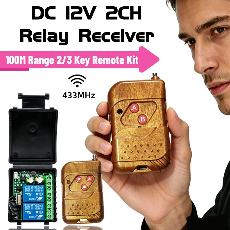 433Mhz Receiver Module - Беспроводной модуль реле 433,92 МГц DC