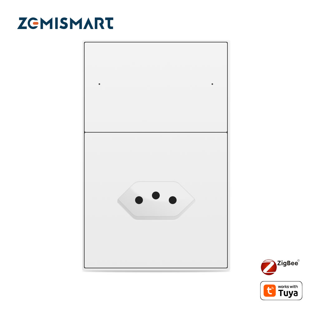 Matter Hub Thread - Zemismart Zigbee 10A Бразилия Розетка работает