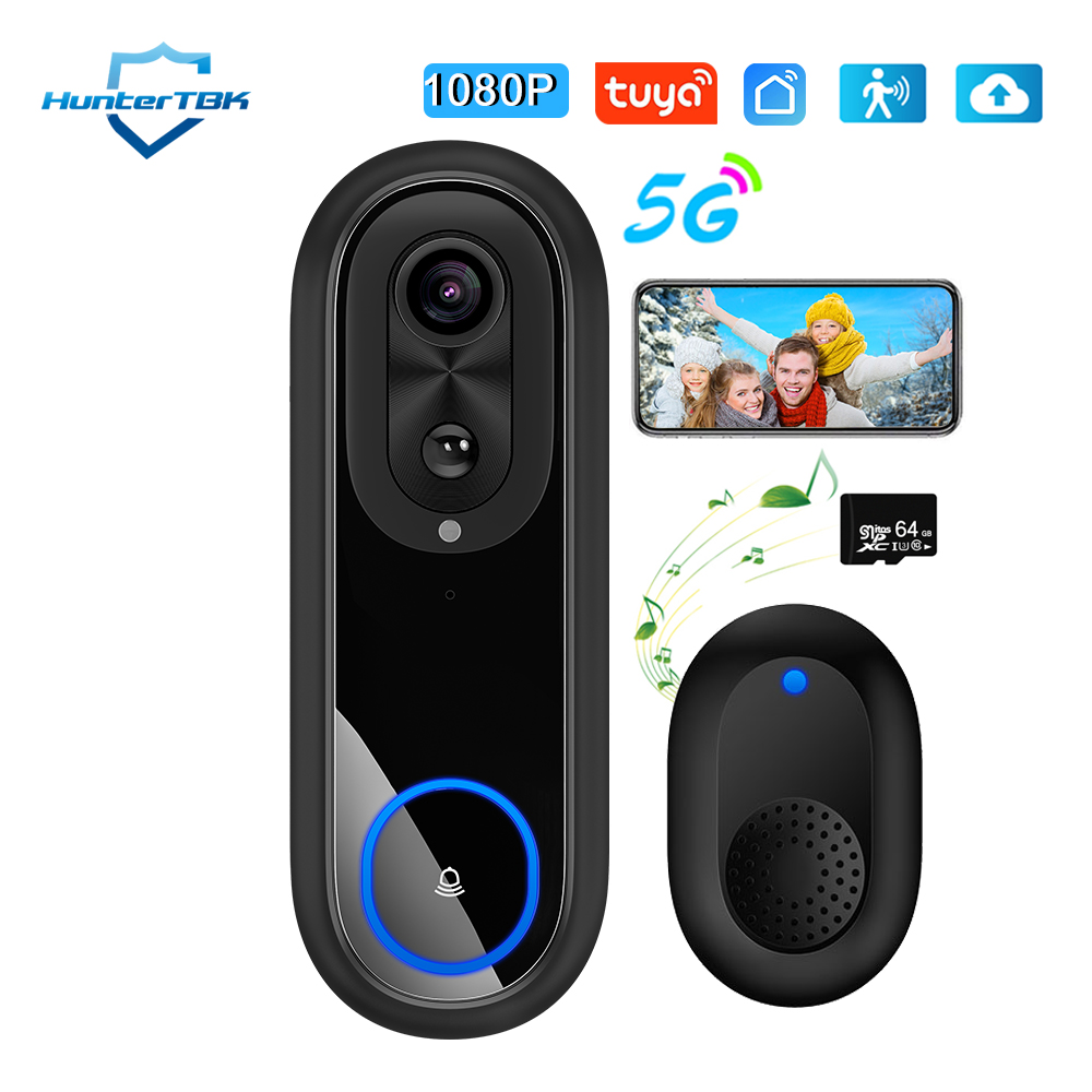 5G 2,4G Wi-Fi видео дверной зв – обзор и цена Smart Doorbell Wired