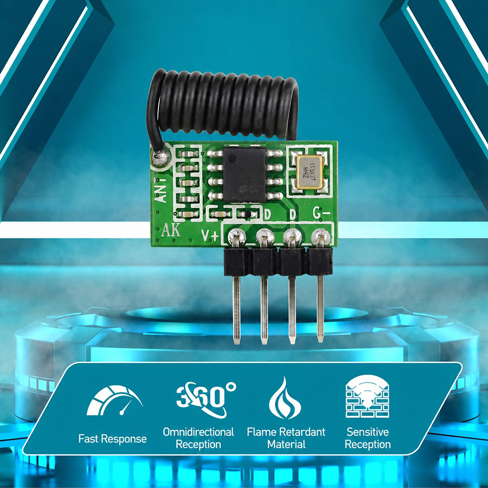 Модуль супергетеродинного ради – обзор и цена 433Mhz Receiver Module