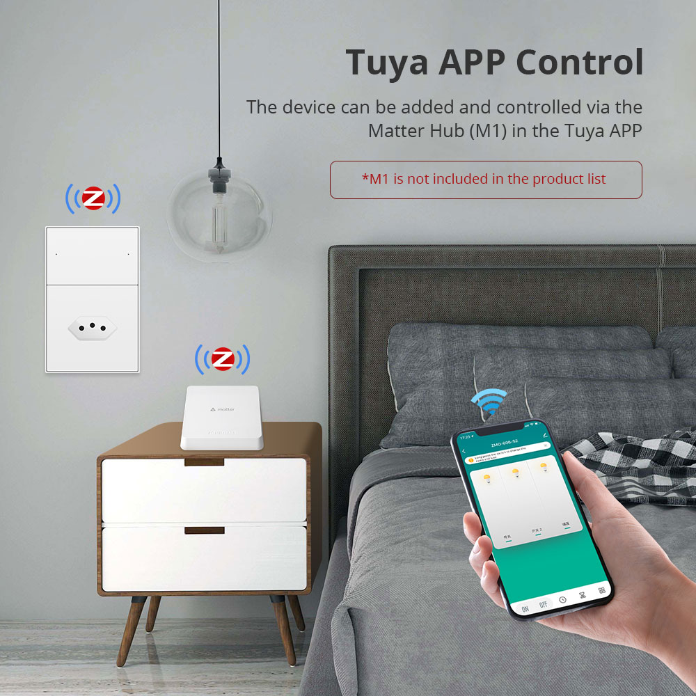 Zemismart Zigbee 10A Бразилия  – обзор и цена Matter Hub Thread