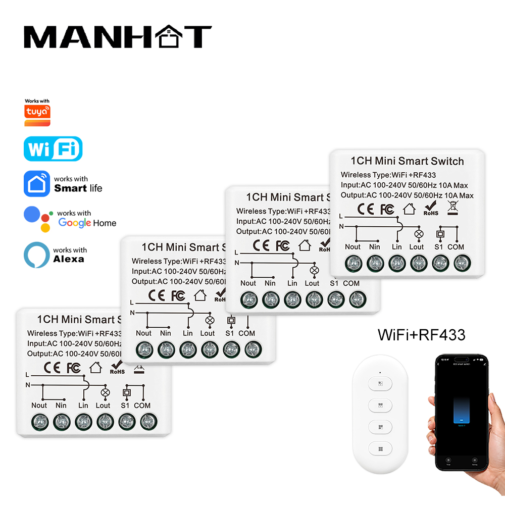 Умный мини-выключатель Wi-Fi 1 – обзор и цена Home Automation Technology